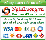 NgânLượng.vn – Ví điện tử&Cổng thanh toán trực tuyến AN TOÀN bằng thẻ các ngân hàng trong & ngoài nước; Được bảo hộ & cấp phép bởi NGÂN HÀNG NHÀ NƯỚC VIỆT NAM; Ví điên tử DUY NHẤT được cộng đồng bình chọn ƯA THÍCH NHẤT 2 năm liên tiếp